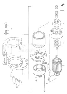 DT50 From 05004-751001 ()  1997 drawing STARTING MOTOR