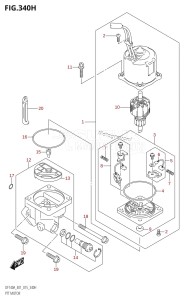 DF140A From 14003F-510001 (E01 E40)  2015 drawing PTT MOTOR (DF140AZ:E01)