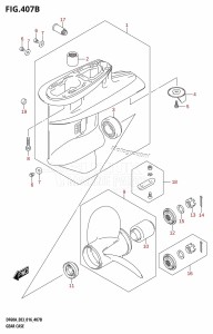 DF40A From 04003F-610001 (E03)  2016 drawing GEAR CASE (DF50A:E03)