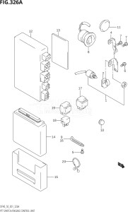 05001F-151001 (2001) 50hp E01 E11-Gen. Export 1-and 2 (DF50QHK1  DF50TK1) DF50 drawing PTT SWITCH / ENGINE CONTROL UNIT
