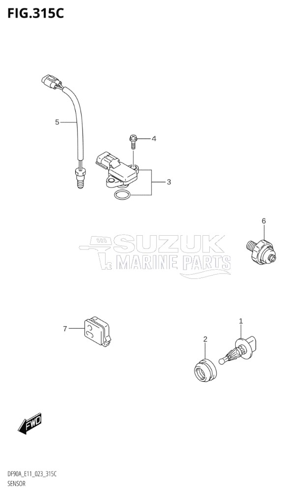 SENSOR ((DF90AWQH):(020,021))