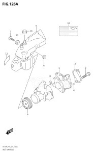 01504F-040001 (2020) 15hp E03 P03-USA (DF15A   DF15A    DF15ATH   DF15ATH) DF15A drawing INLET MANIFOLD (DF9.9B,DF9.9BT,DF9.9BTH)