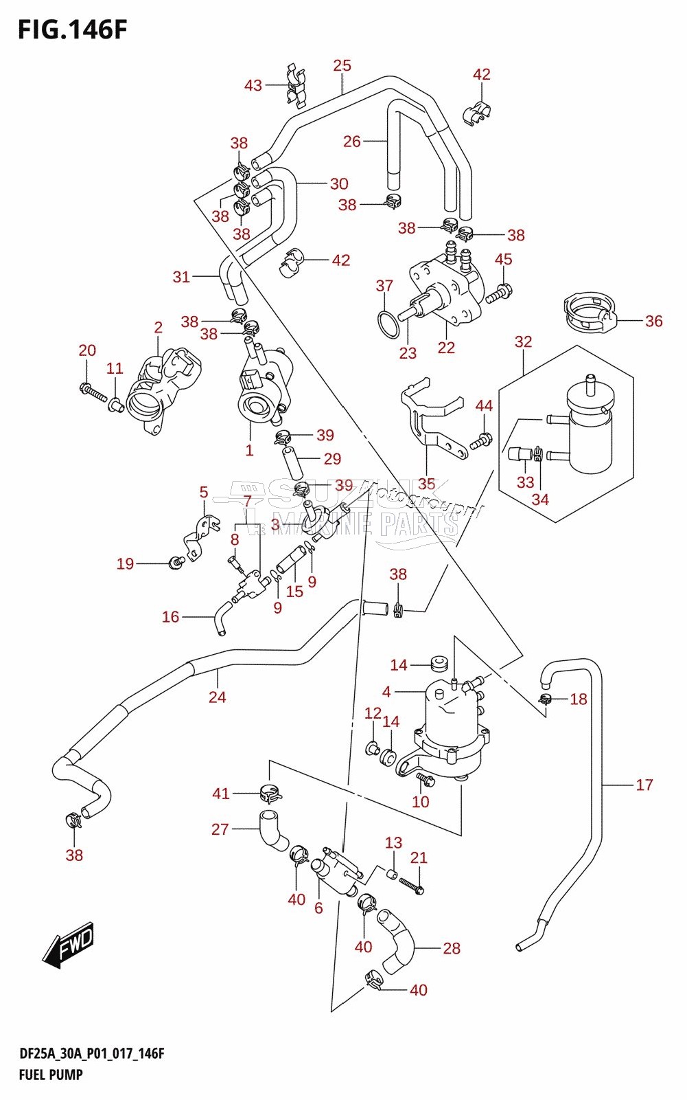 FUEL PUMP (DF30AR:P01)