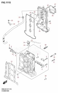 DF40A From 04003F-710001 (E01)  2017 drawing CYLINDER HEAD (DF60AVT:E40)