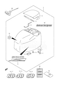 DF 60A drawing Engine Cover