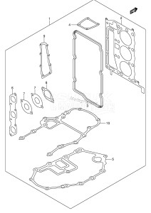 DF25QR From 02501F-151001 ()  2002 drawing OPT:GASKET SET