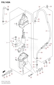 DF150Z From 15001Z-780001 (E03)  2007 drawing FUEL VAPOR SEPARATOR