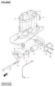 DF200AZ From 20003Z-510001 (E01 E40)  2015 drawing DRIVE SHAFT HOUSING (DF200AZ:E40)