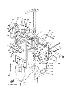 250AETOX drawing FRONT-FAIRING-BRACKET