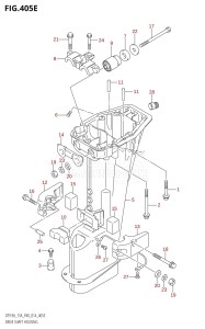 DT15A From 01504-410001 (P40)  2014 drawing DRIVE SHAFT HOUSING (DT15AK:P36)