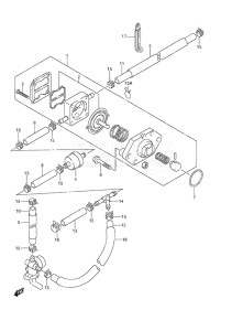 Outboard DF 6 drawing Fuel Pump