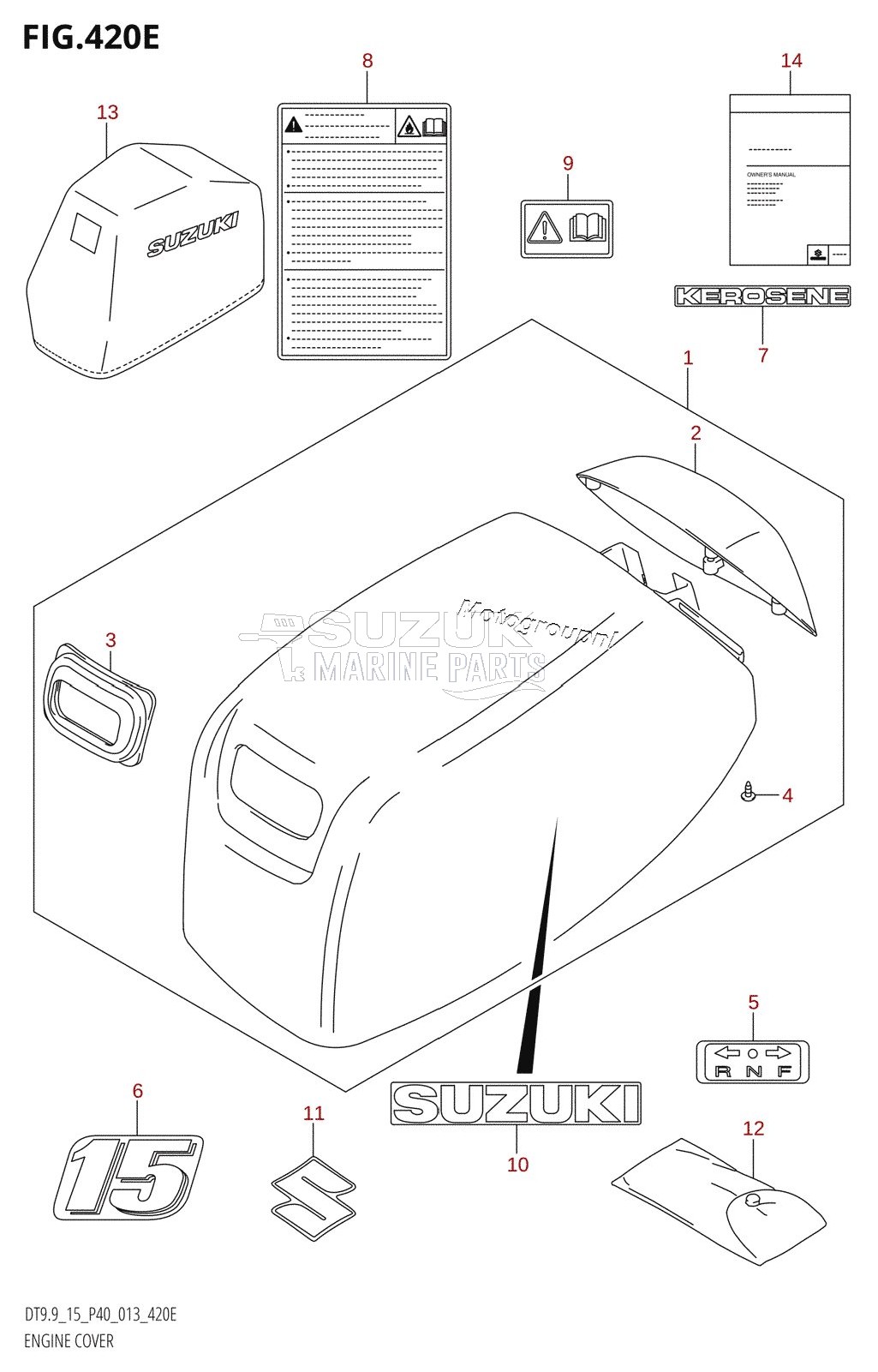 ENGINE COVER (DT15K:P36)