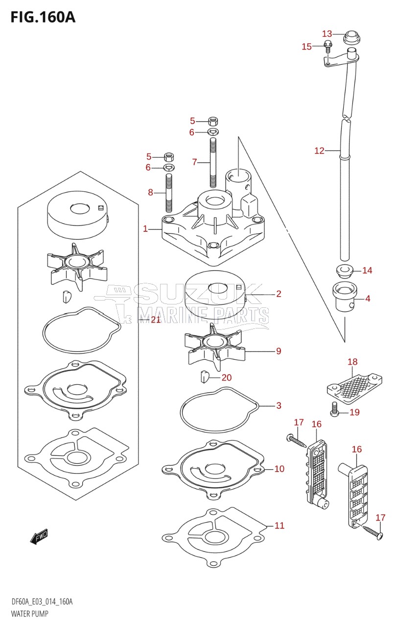 WATER PUMP (DF40A)