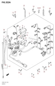 DF300Z From 30001Z-980001 (E03)  2009 drawing HARNESS