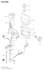 DF225Z From 22503Z-410001 (E01 E40)  2014 drawing PTT SWITCH /​ ENGINE CONTROL UNIT (DF200T:E01)