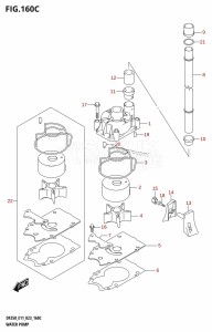 DF200 From 20002F-040001 (E01 E40)  2020 drawing WATER PUMP (E03:DF250ST)