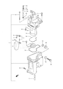 DF 50 drawing Fuel Vapor Separator