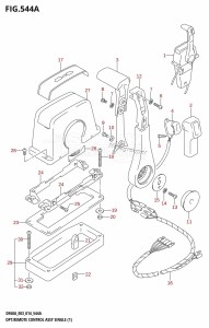 DF40A From 04003F-410001 (E03)  2014 drawing OPT:REMOTE CONTROL ASSY SINGLE (1)