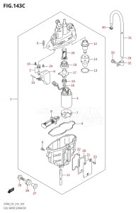 07003F-410001 (2014) 70hp E01 E40-Gen. Export 1 - Costa Rica (DF70A  DF70ATH) DF70A drawing FUEL VAPOR SEPARATOR (DF70ATH:E01)