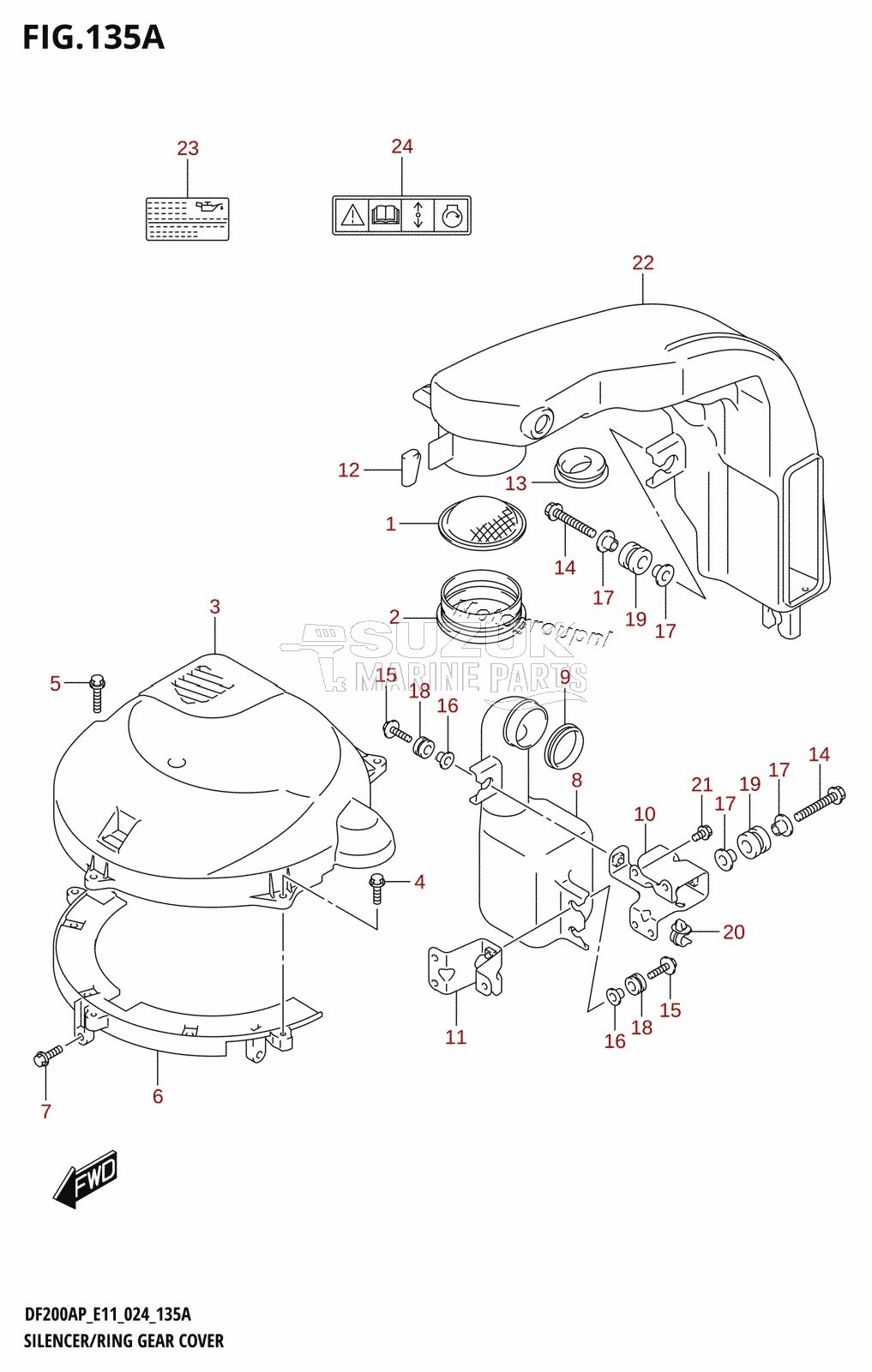 SILENCER /​ RING GEAR COVER