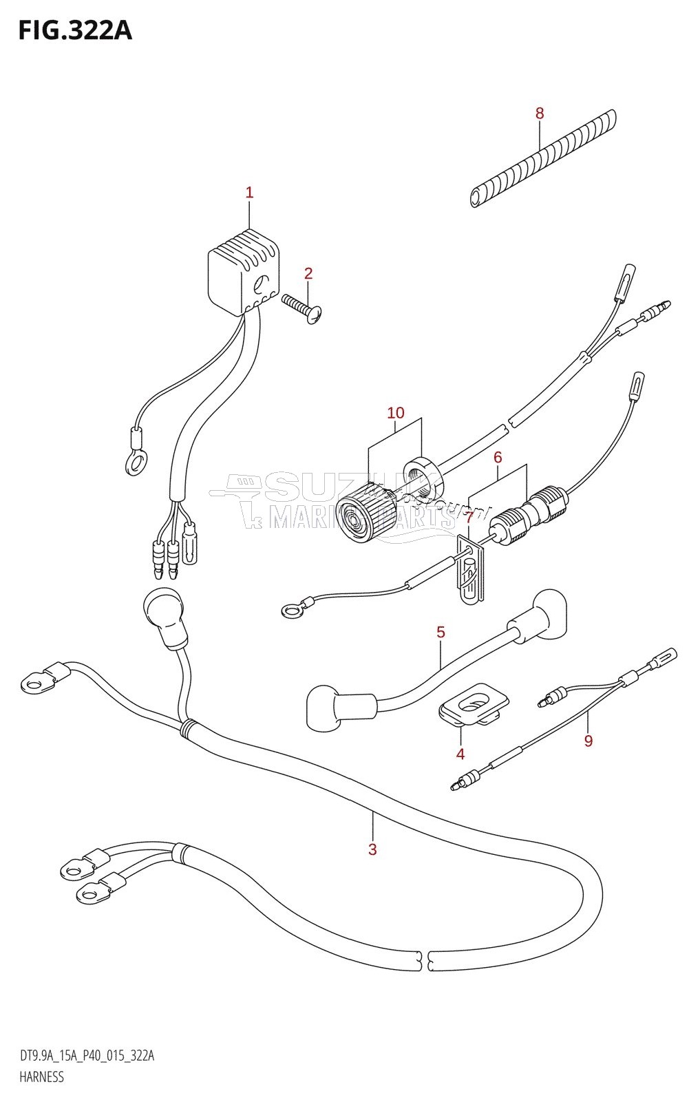 HARNESS (DT15A:P40:E-STARTER)