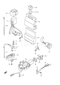 DF 300A drawing PTT Switch/Engine Control Unit