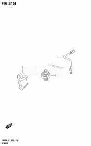 DF50A From 05003F-510001 (E01)  2015 drawing SENSOR (DF60AQH:E01)