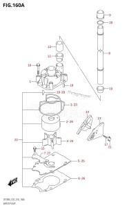 DF250ST From 25004F-910001 (E03)  2019 drawing WATER PUMP (DF300A)