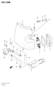 DF40 From 04001F-971001 (E03)  1999 drawing SILENCER (K1,K2,K3,K4,K5,K6)