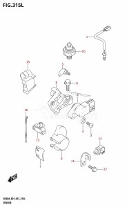 DF50A From 05003F-210001 (E01)  2012 drawing SENSOR (DF60ATH:E40)