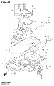 DF200AZ From 20003Z-810001 (E03)  2018 drawing ENGINE HOLDER (DF200AT,DF200AZ)