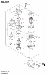 DF50A From 05003F-810001 (E01)  2018 drawing STARTING MOTOR