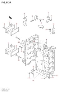 DF70 From 07001F-980001 (E40)  2009 drawing CYLINDER BLOCK