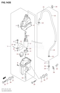 DF150 From 15002F-410001 (E01 E40)  2014 drawing FUEL VAPOR SEPARATOR (DF175ZG:E40)