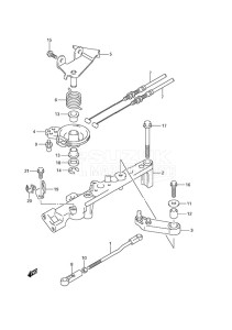 DF 150 drawing Throttle Rod