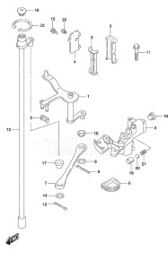 Outboard DF 90A drawing Clutch Shaft