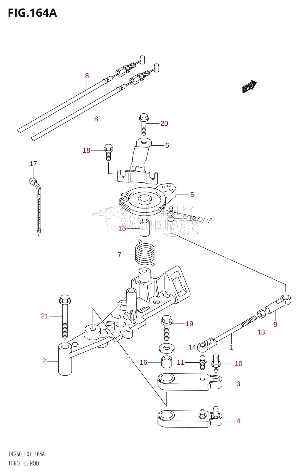 THROTTLE ROD