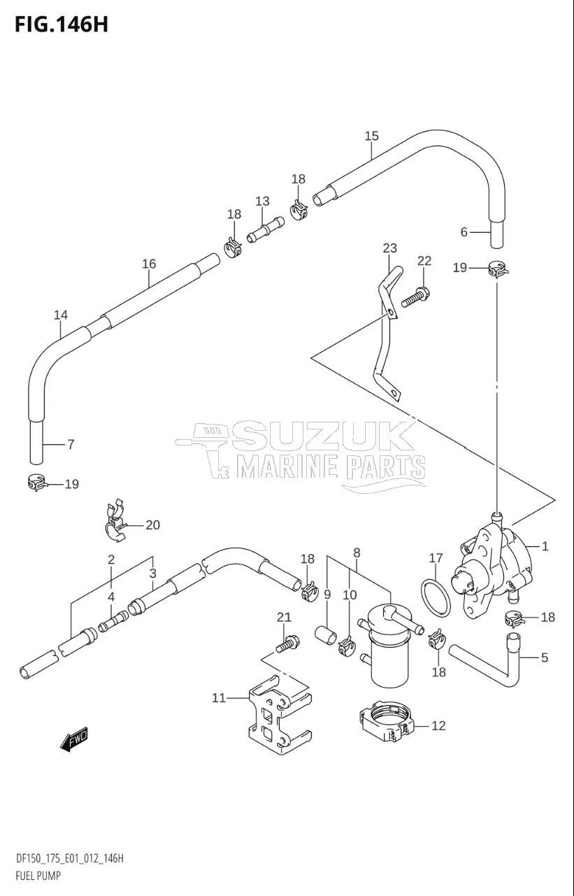 FUEL PUMP (DF175Z:E40)