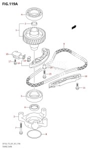 DF175Z From 17502Z-310001 (E01 E40)  2013 drawing TIMING CHAIN