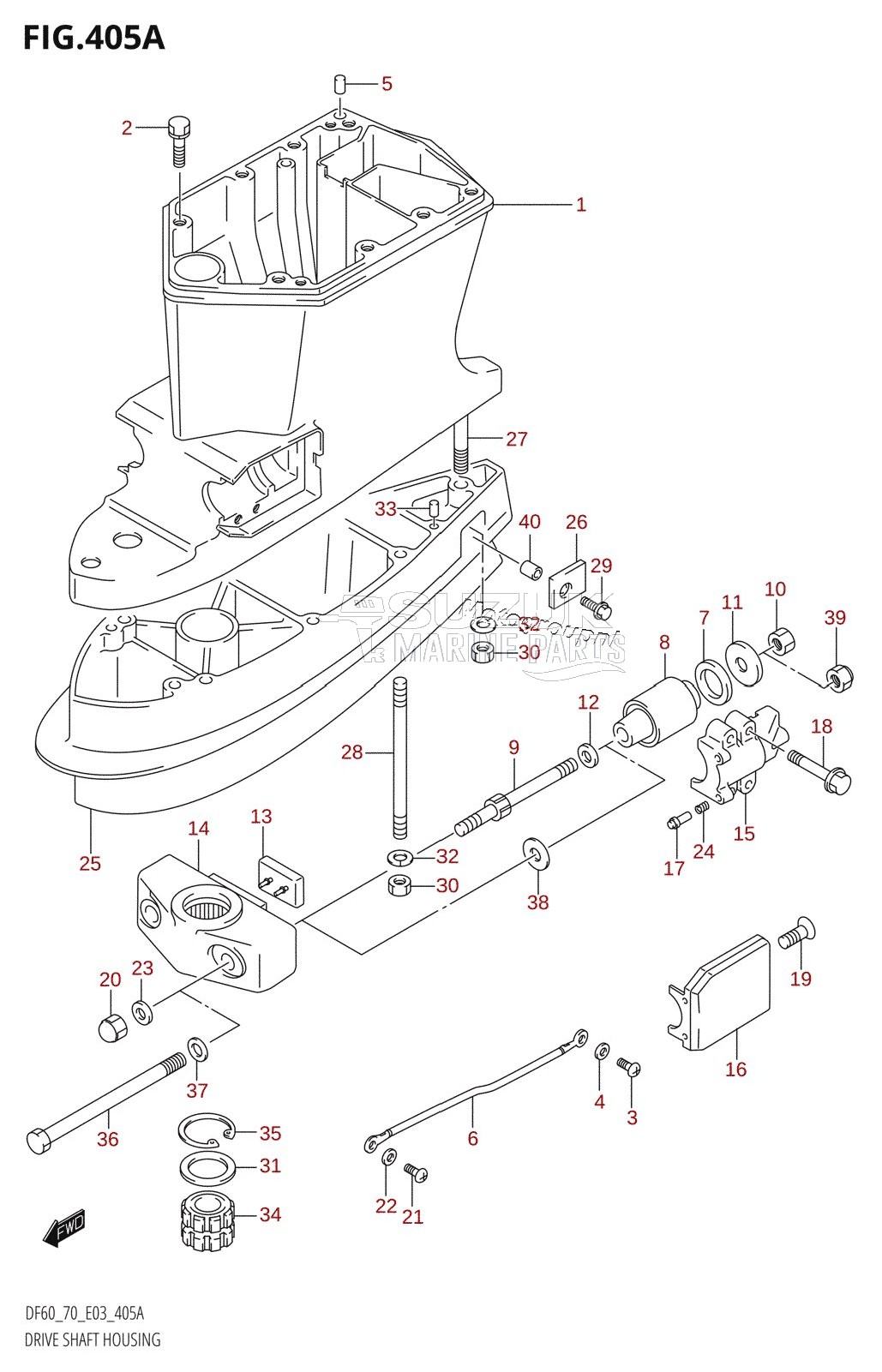 DRIVE SHAFT HOUSING