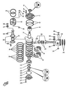 200AETO drawing CRANKSHAFT--PISTON