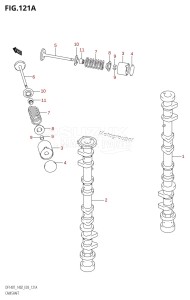 DF140 From 14002F-010001 (E03)  2010 drawing CAMSHAFT