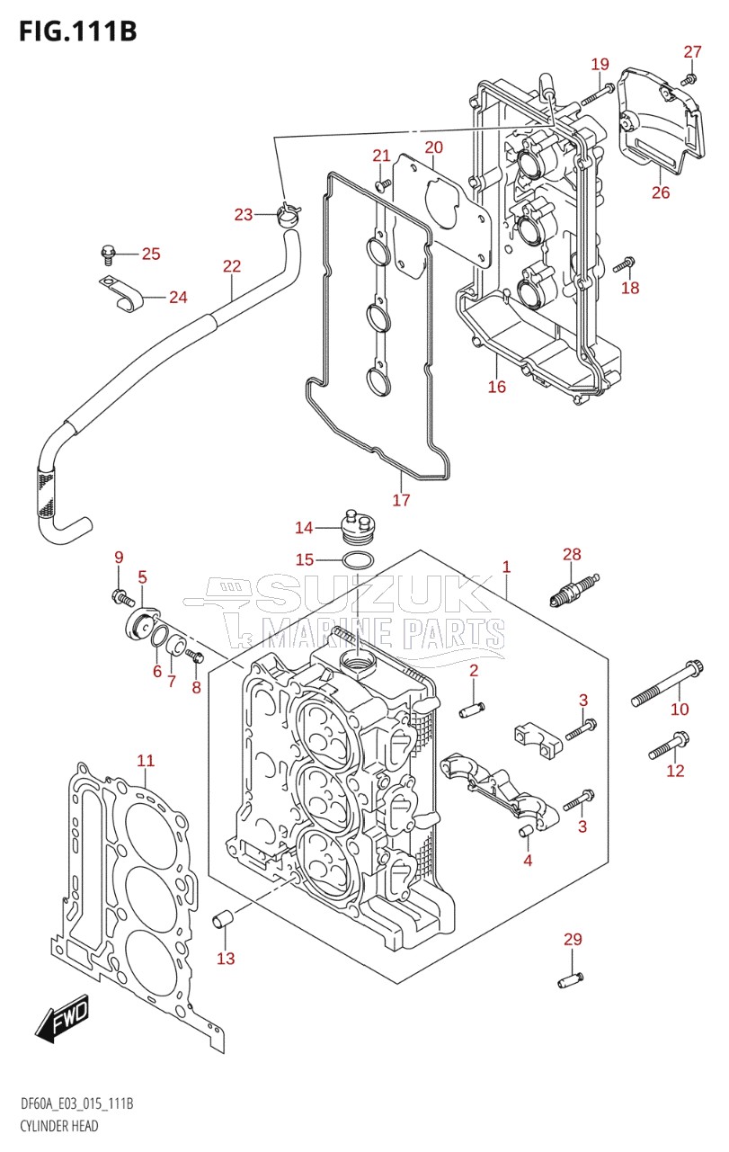 CYLINDER HEAD (DF50A:E03)