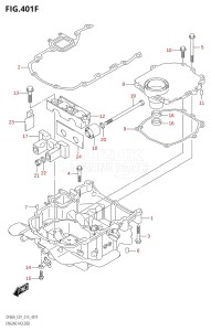 04003F-510001 (2005) 40hp E01 E13-Gen. Export 1 -  SE  Asia (DF40A  DF40AQH  DF40AST  DF40ATH) DF40A drawing ENGINE HOLDER (DF50ATH:E01)