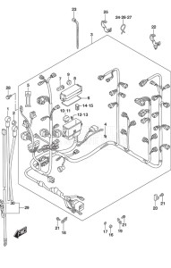 DF 250AP drawing Harness