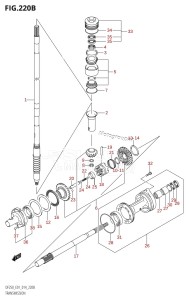 DF225T From 22503F-410001 (E01 E40)  2014 drawing TRANSMISSION (DF200T:E40)