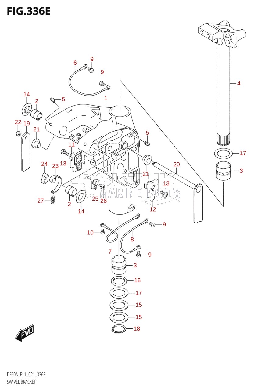 SWIVEL BRACKET (DF60ATH)