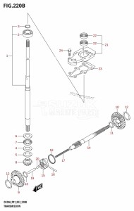 DF20A From 02002F-140001 (E01 P01 P40)  2021 drawing TRANSMISSION (DF9.9BT,DF9.9BTH,DF15AT,DF20AT,DF20ATH)