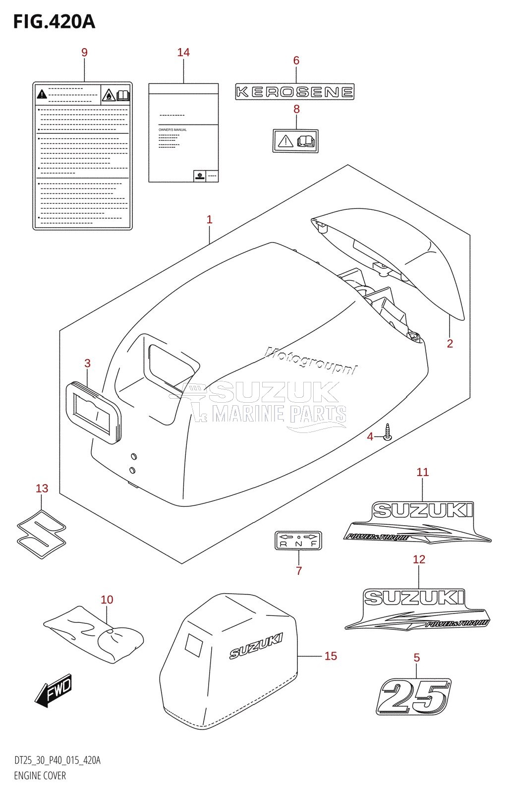 ENGINE COVER (DT25K:P36)