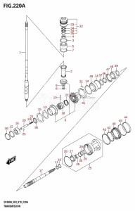 DF300AP From 30002P-910001 (E03)  2019 drawing TRANSMISSION (DF300A)